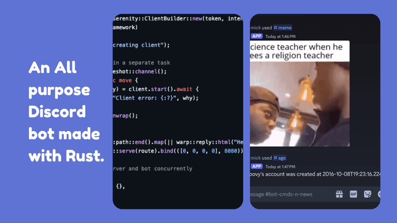 Discord Bot project preview